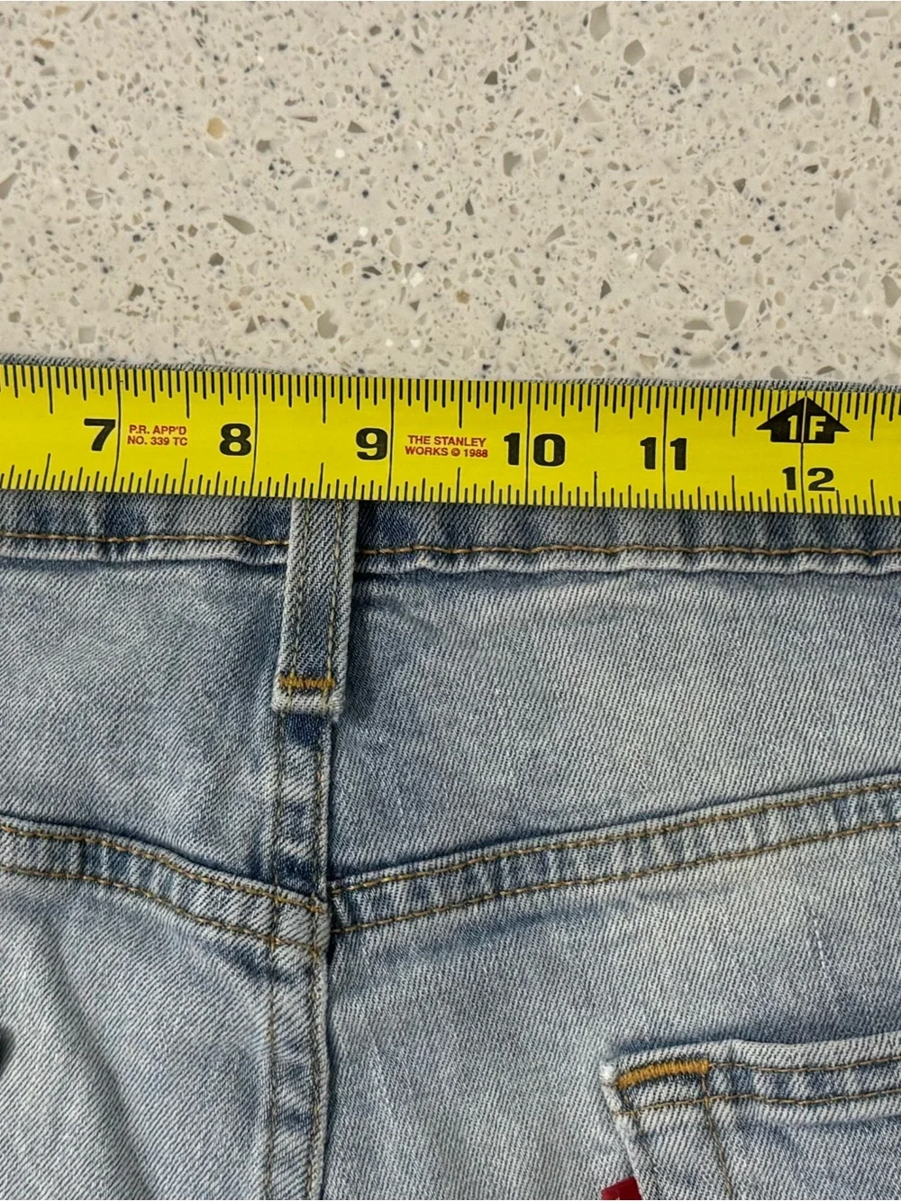 Levis 513 Men's Jeans 36x30 Blue Denim Light Wash Slim Straight Pockets Fade